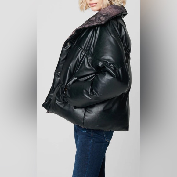 NWT- BlankNYC- Between the Line- Reversible Puffer Jacket- Size L - Picture 2 of 7